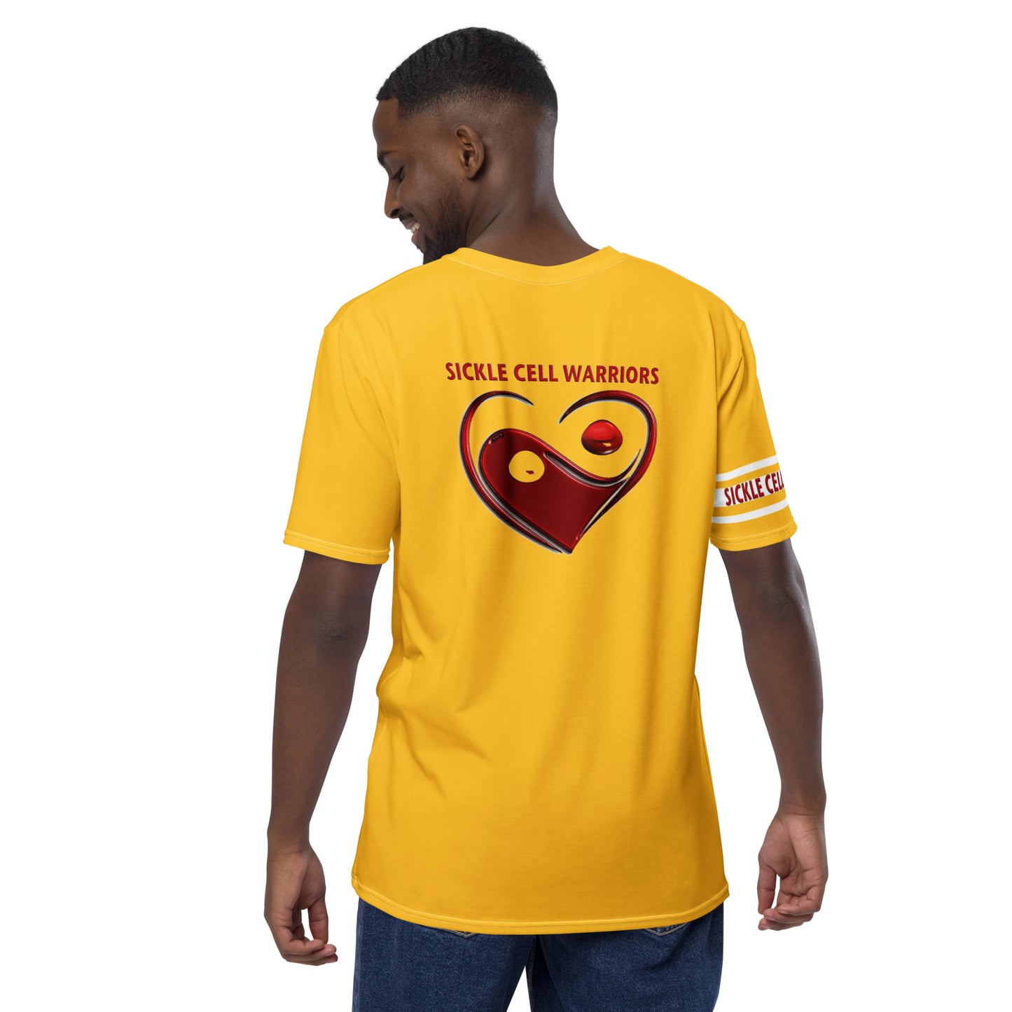 Sickle Cell Warrior emblem of pride Men's t-shirt