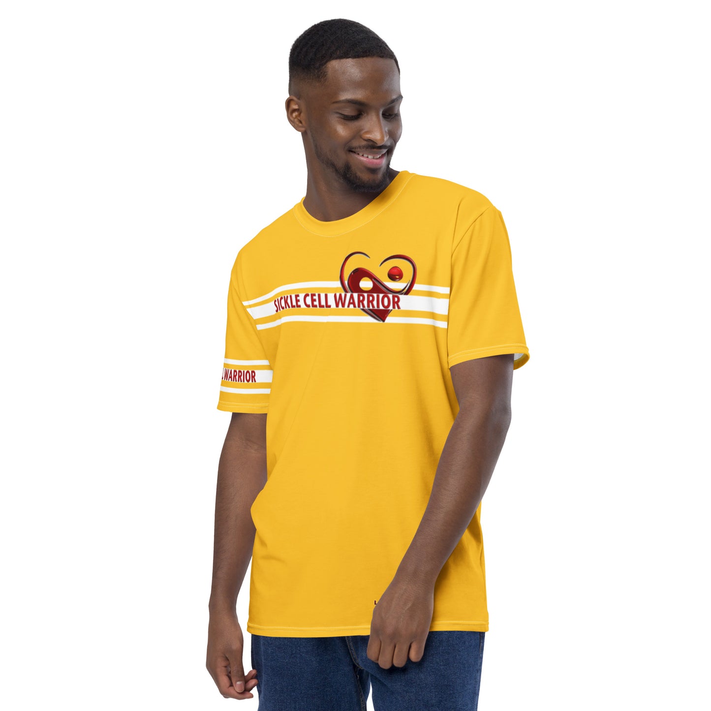 Sickle Cell Warrior emblem of pride Men's t-shirt