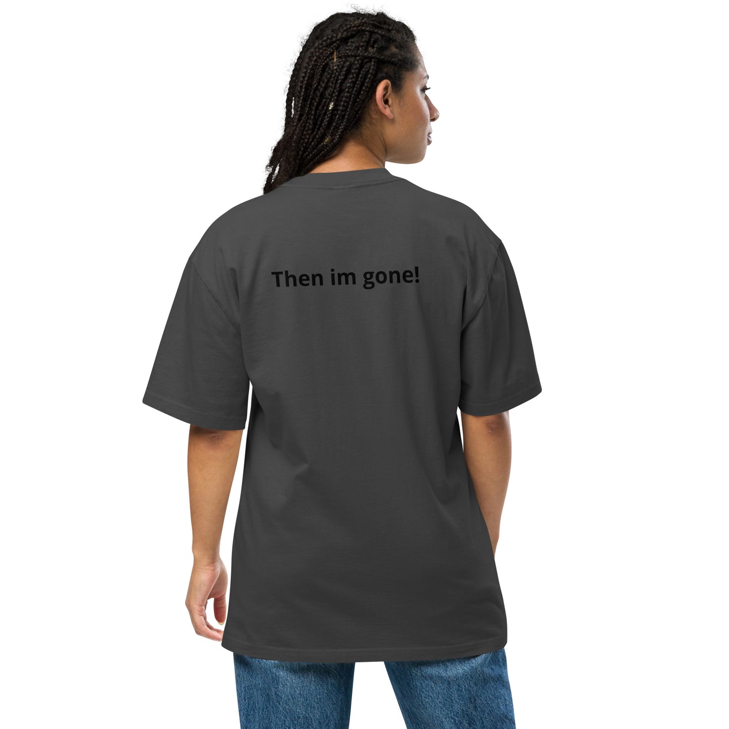 Fool for a moment Oversized faded t-shirt