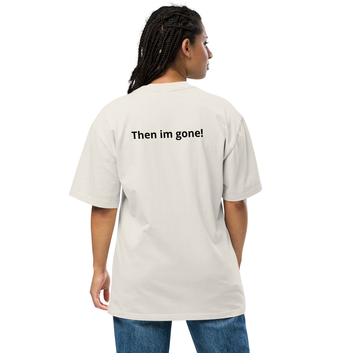 Fool for a moment Oversized faded t-shirt