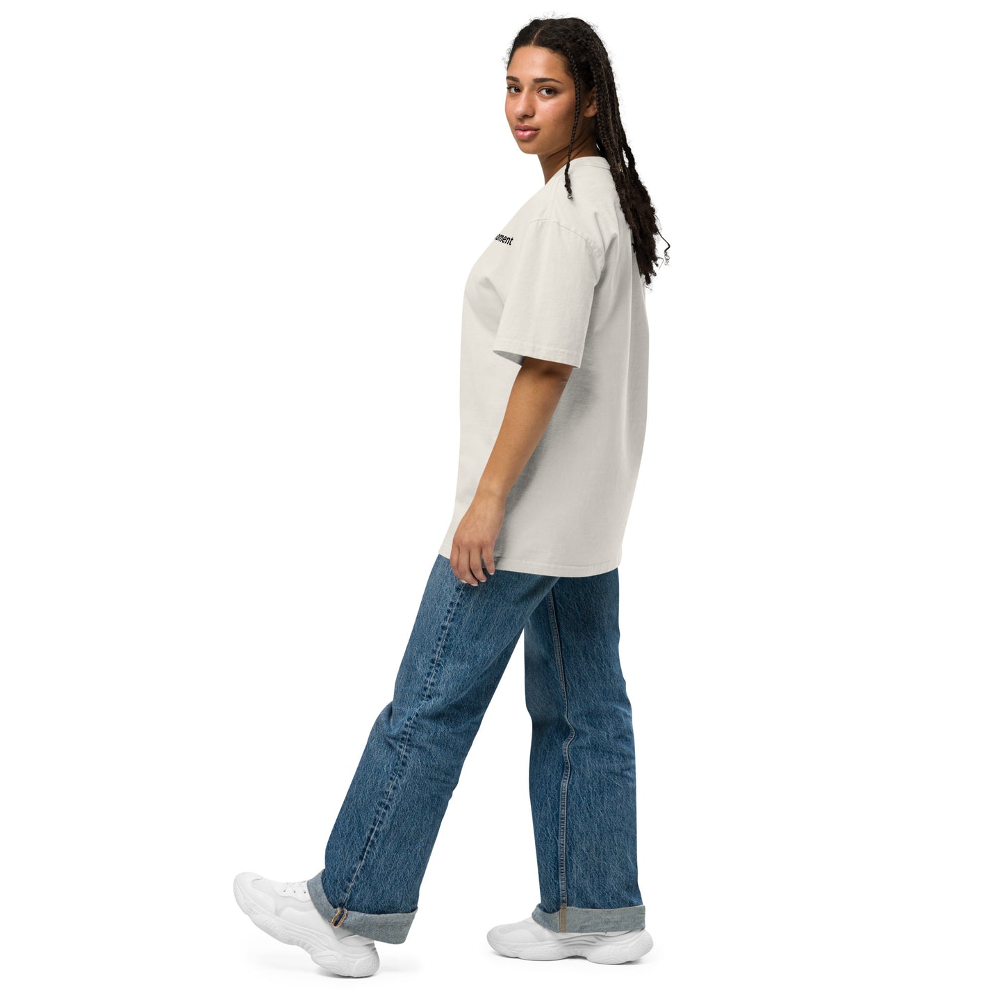 Fool for a moment Oversized faded t-shirt