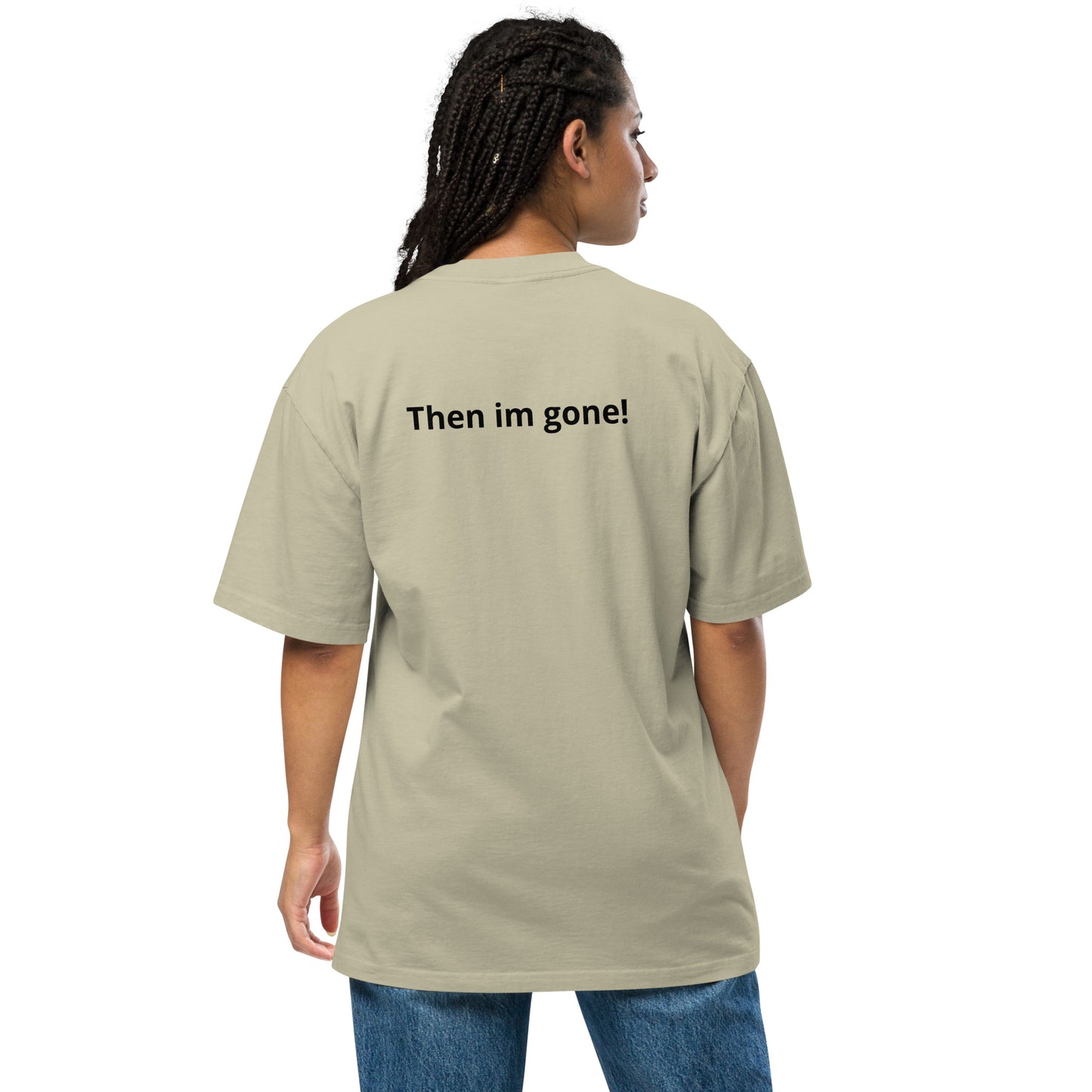 Fool for a moment Oversized faded t-shirt
