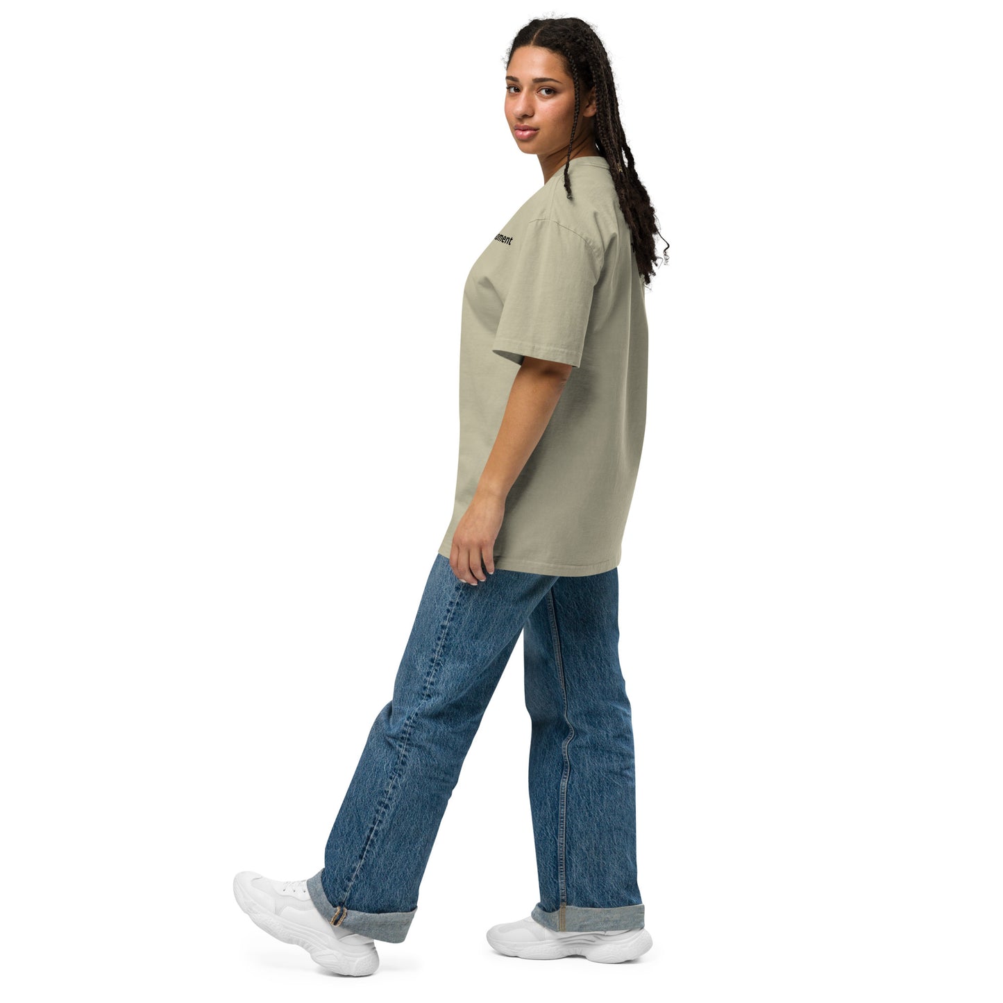 Fool for a moment Oversized faded t-shirt