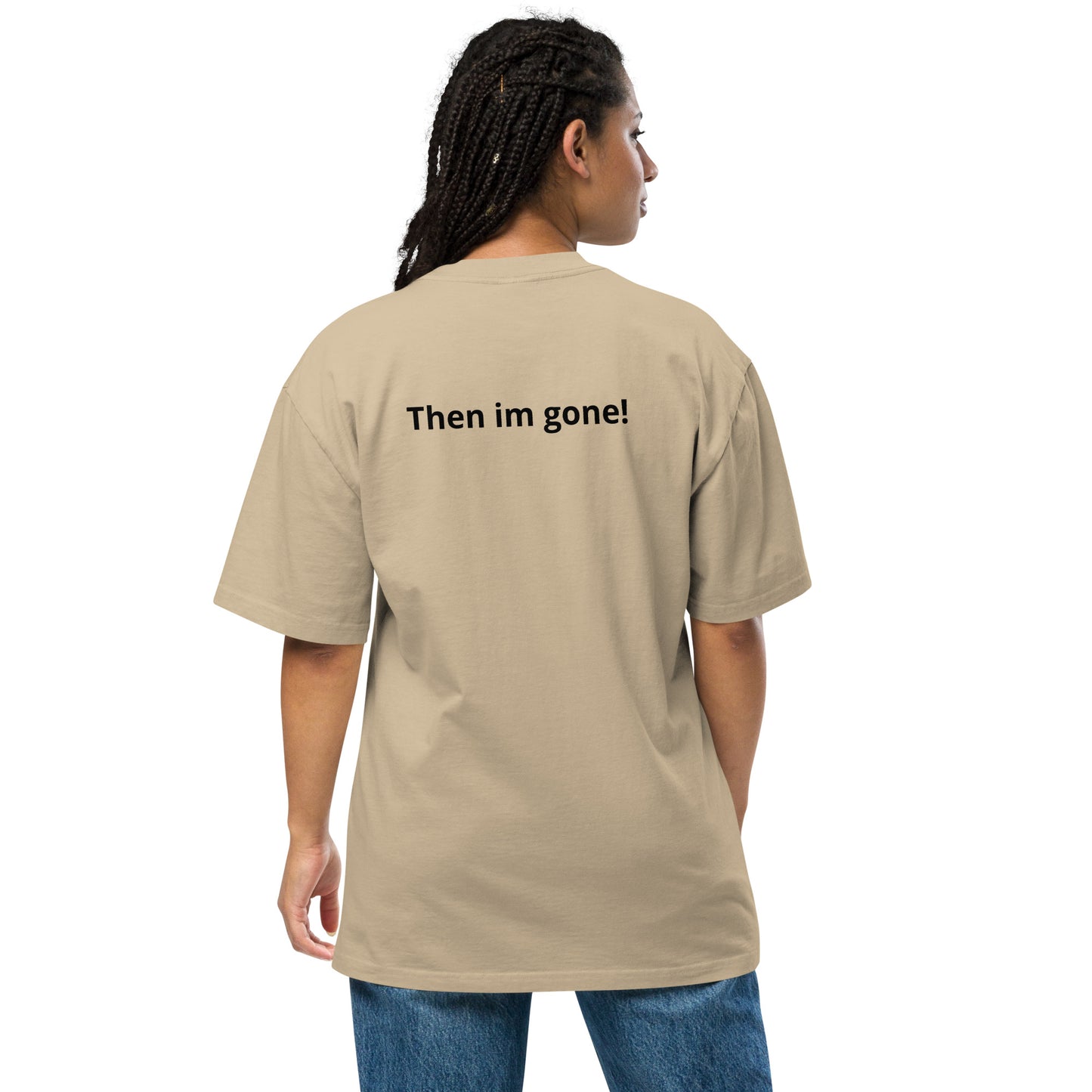 Fool for a moment Oversized faded t-shirt