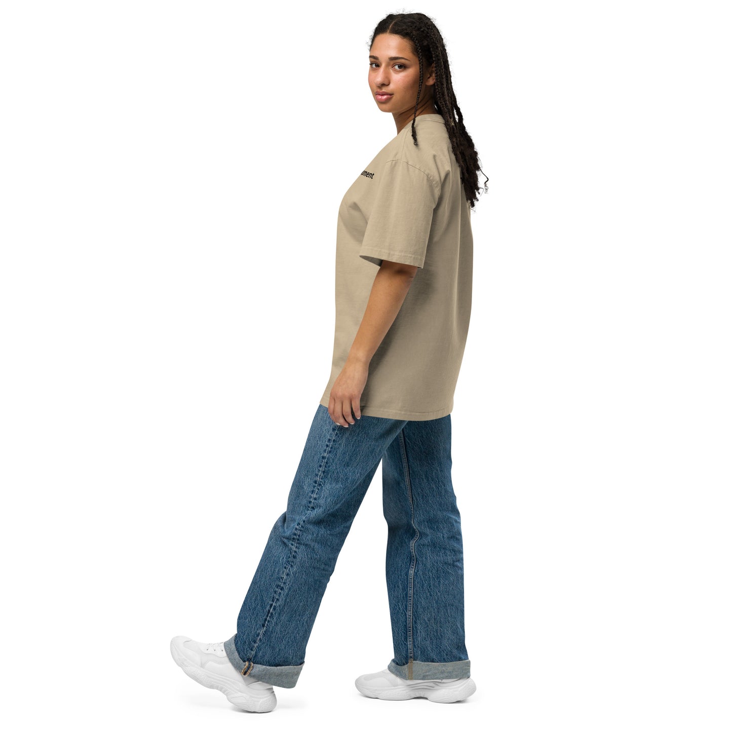 Fool for a moment Oversized faded t-shirt