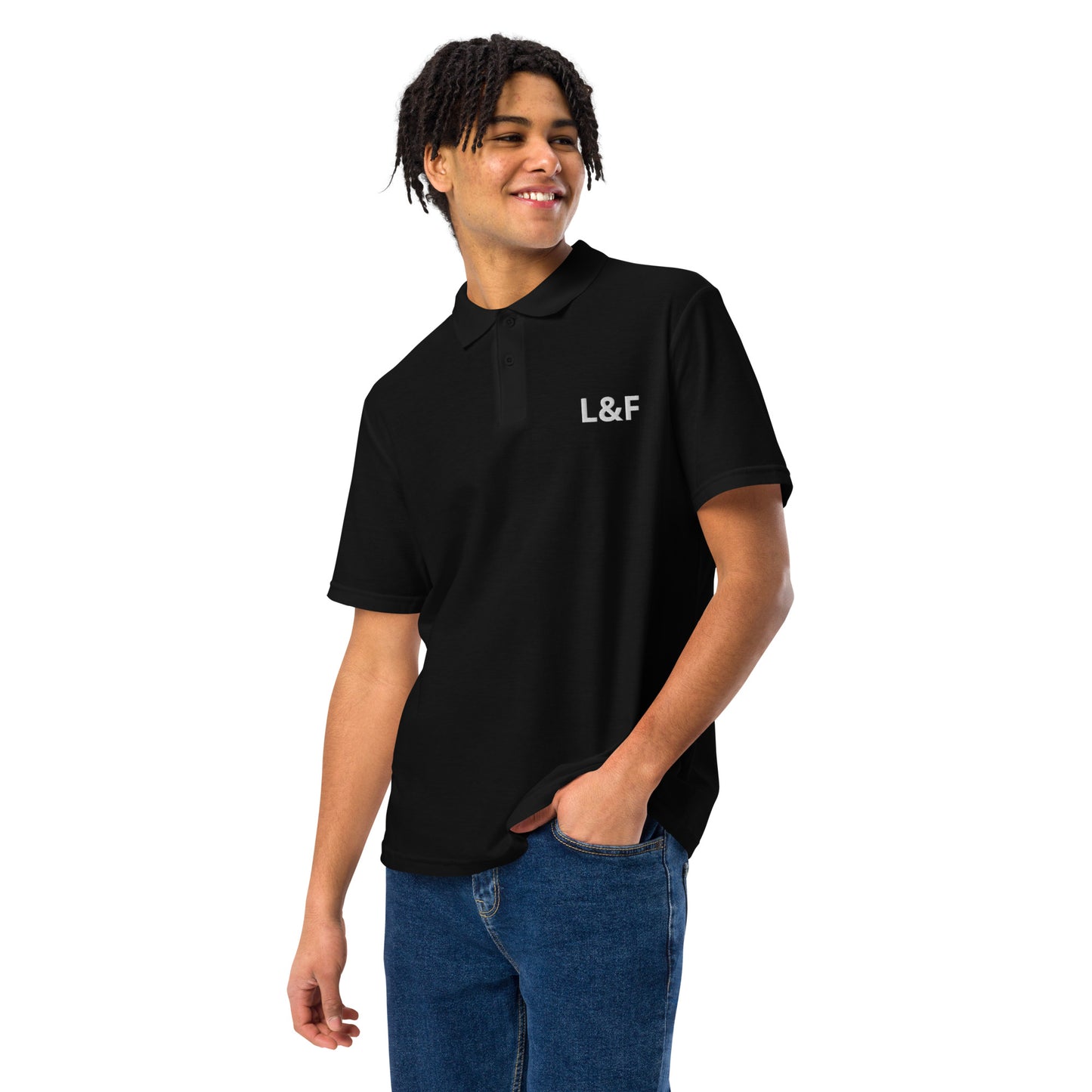 Jewel Collection Unisex pique polo shirt