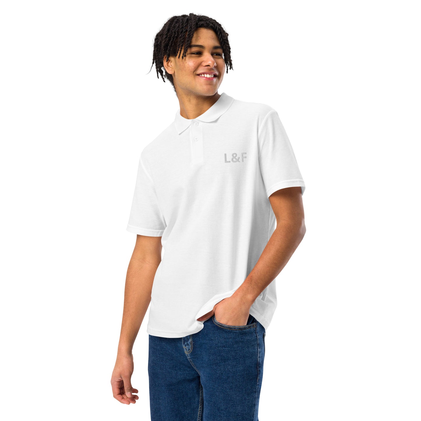 Jewel Collection Unisex pique polo shirt