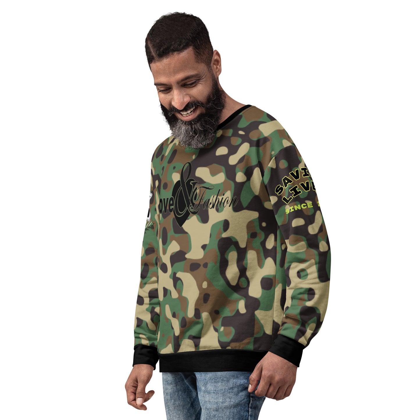 Saving lives since 2011 Camouflage Unisex Sweatshirt