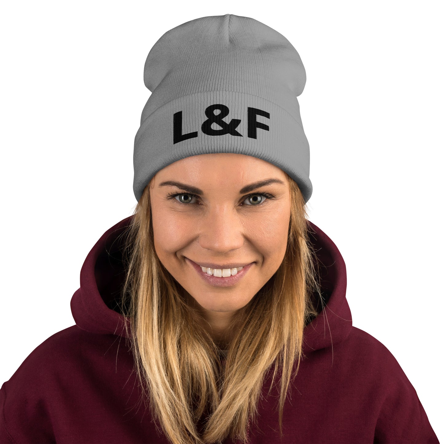 Jewel Collection Black Embroidery Beanie