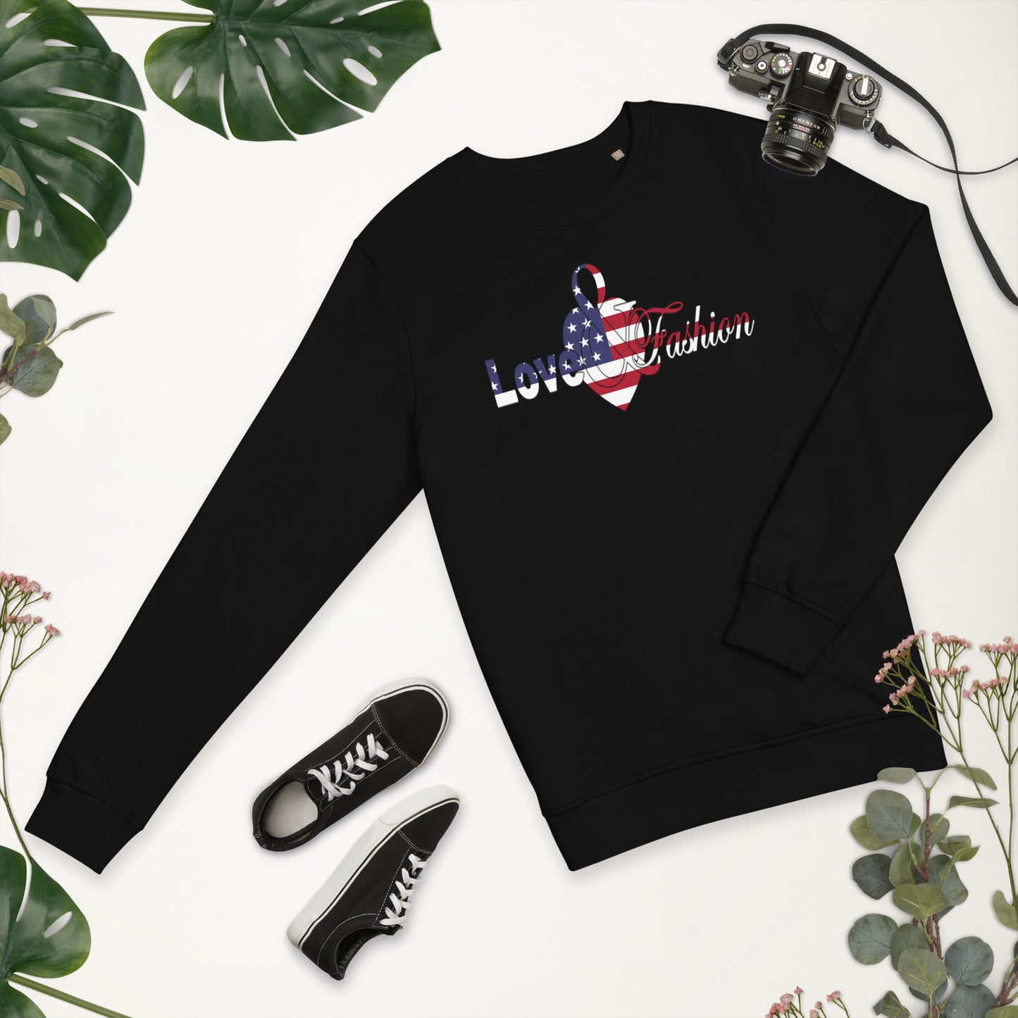 American Pride logo Pride Collection Unisex organic sweatshirt