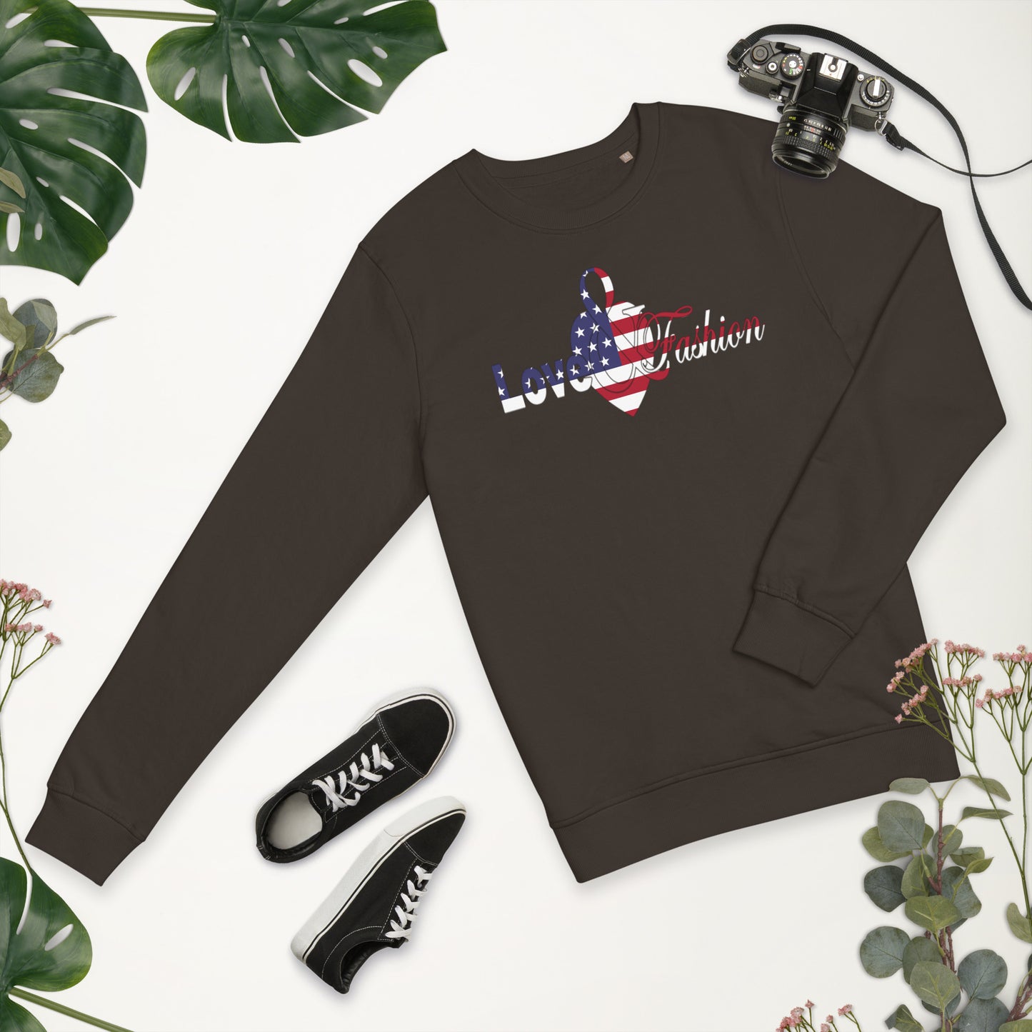 American Pride logo Pride Collection Unisex organic sweatshirt