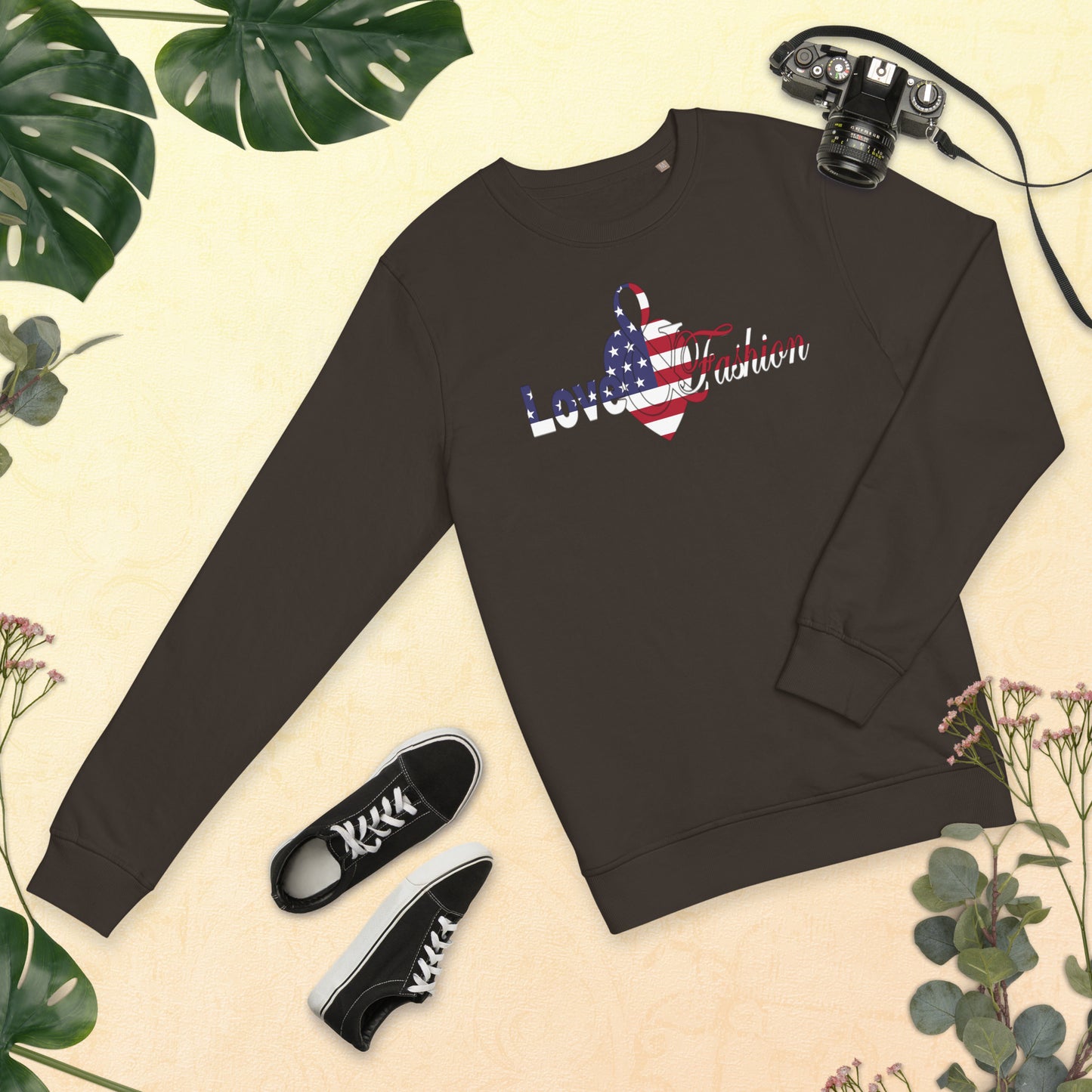 American Pride logo Pride Collection Unisex organic sweatshirt