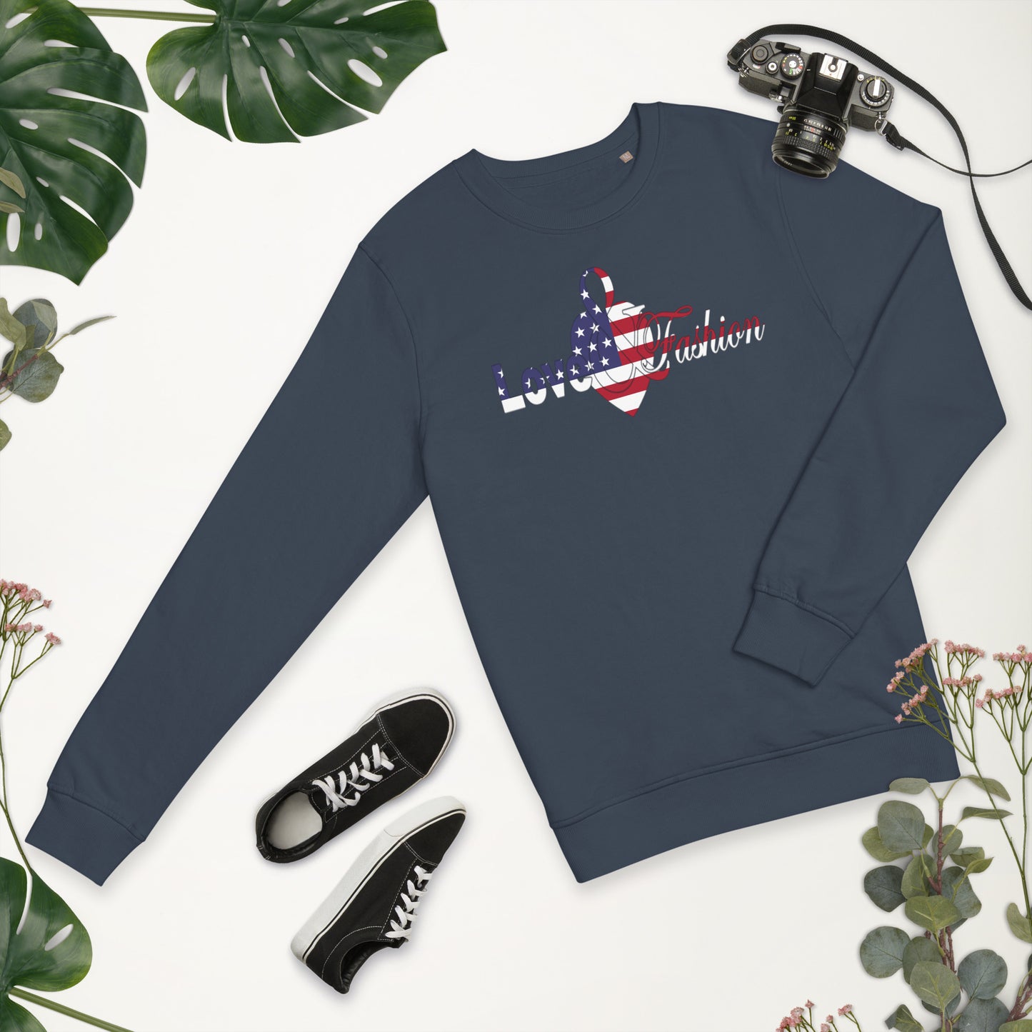 American Pride logo Pride Collection Unisex organic sweatshirt