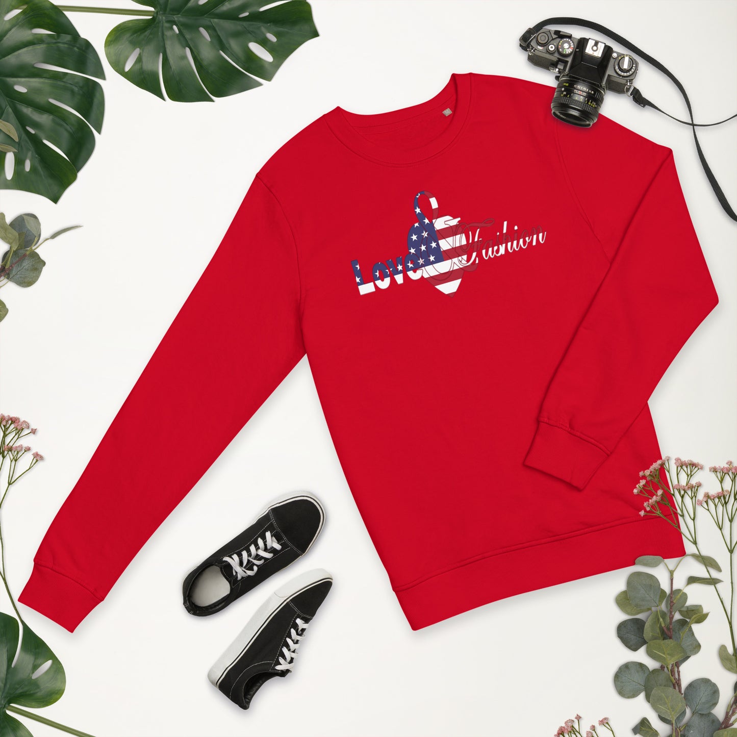 American Pride logo Pride Collection Unisex organic sweatshirt