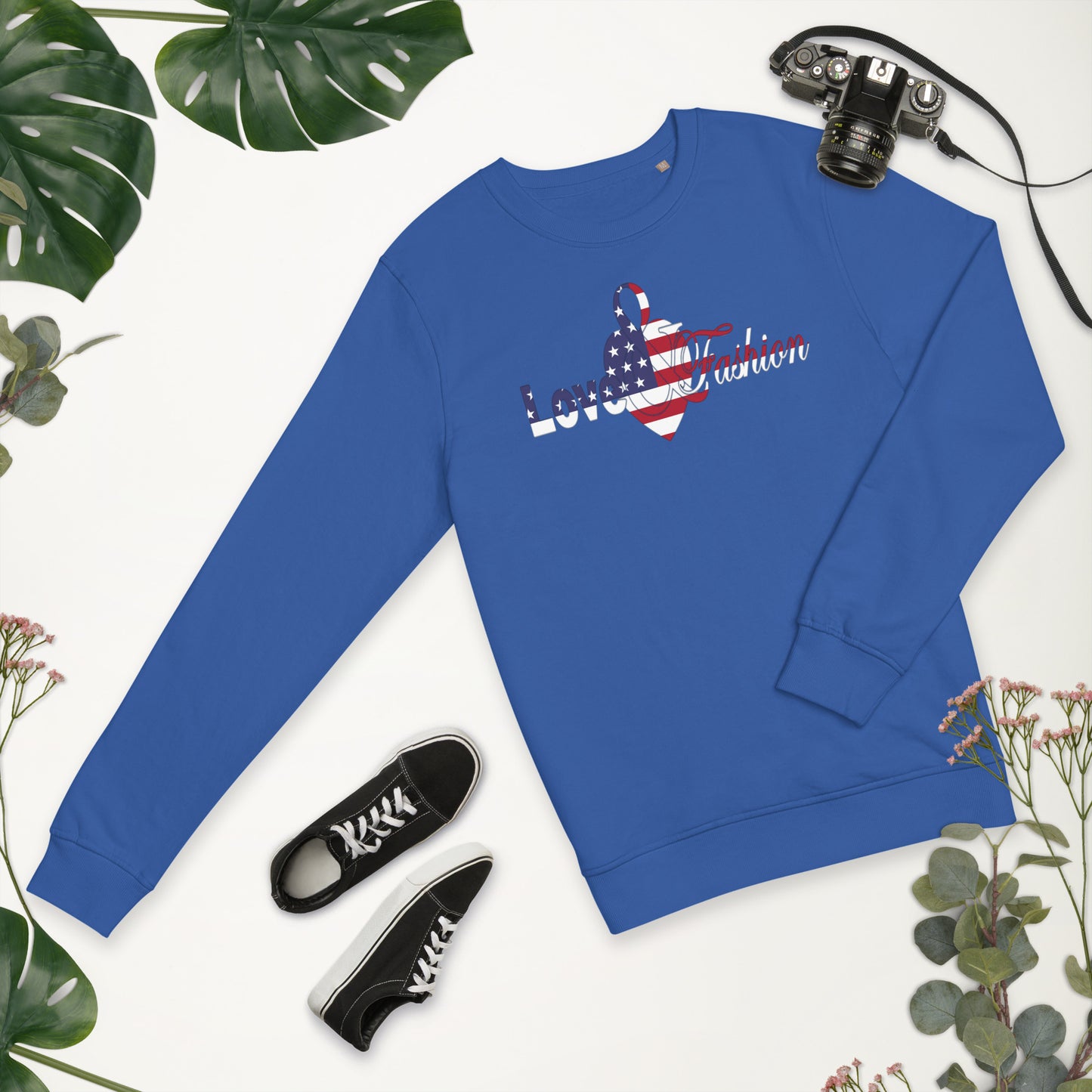 American Pride logo Pride Collection Unisex organic sweatshirt