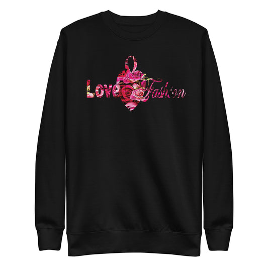 Pink rosses logo Neat collection Unisex Premium Sweatshirt