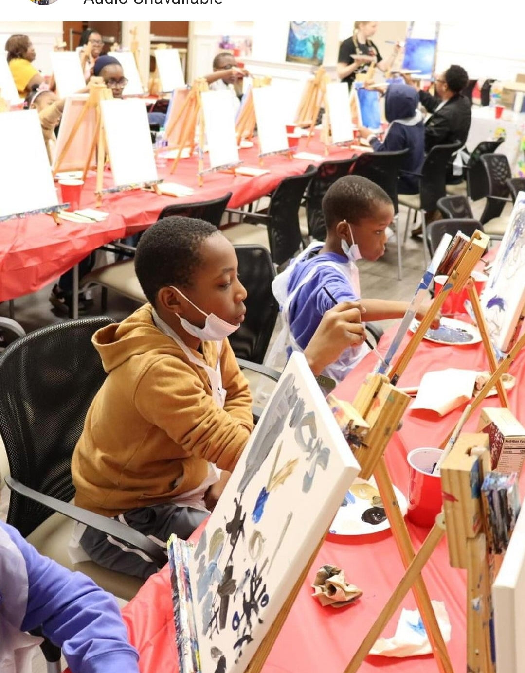 Celebrating the 2nd Annual Sickle Cell Awareness Family Paint Party
