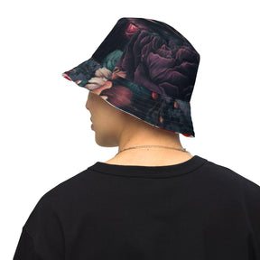 Floral BFF Reversible bucket hat