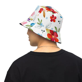 Floral BFF Reversible bucket hat