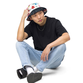 Floral BFF Reversible bucket hat