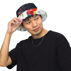 Floral BFF Reversible bucket hat