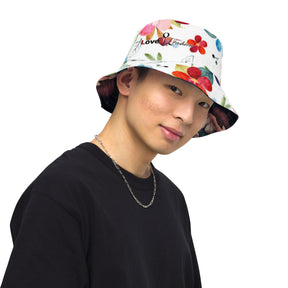 Floral BFF Reversible bucket hat