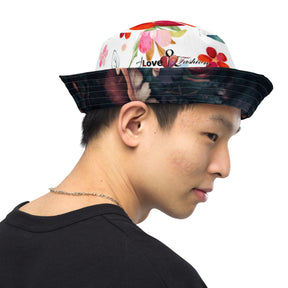 Floral BFF Reversible bucket hat