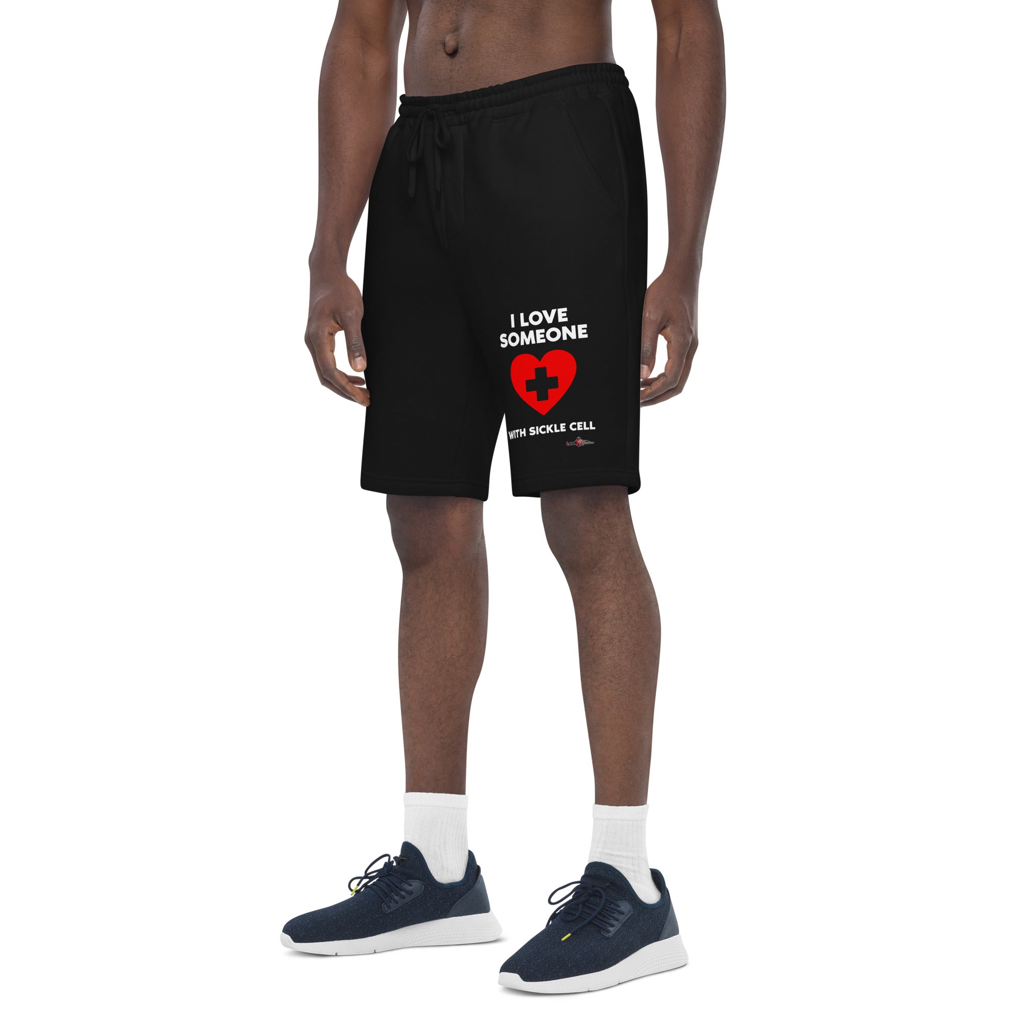 I love someone with SC N.E.A.T. Collection Men's fleece shorts