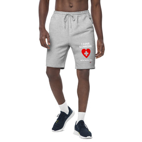 I love someone with SC N.E.A.T. Collection Men's fleece shorts