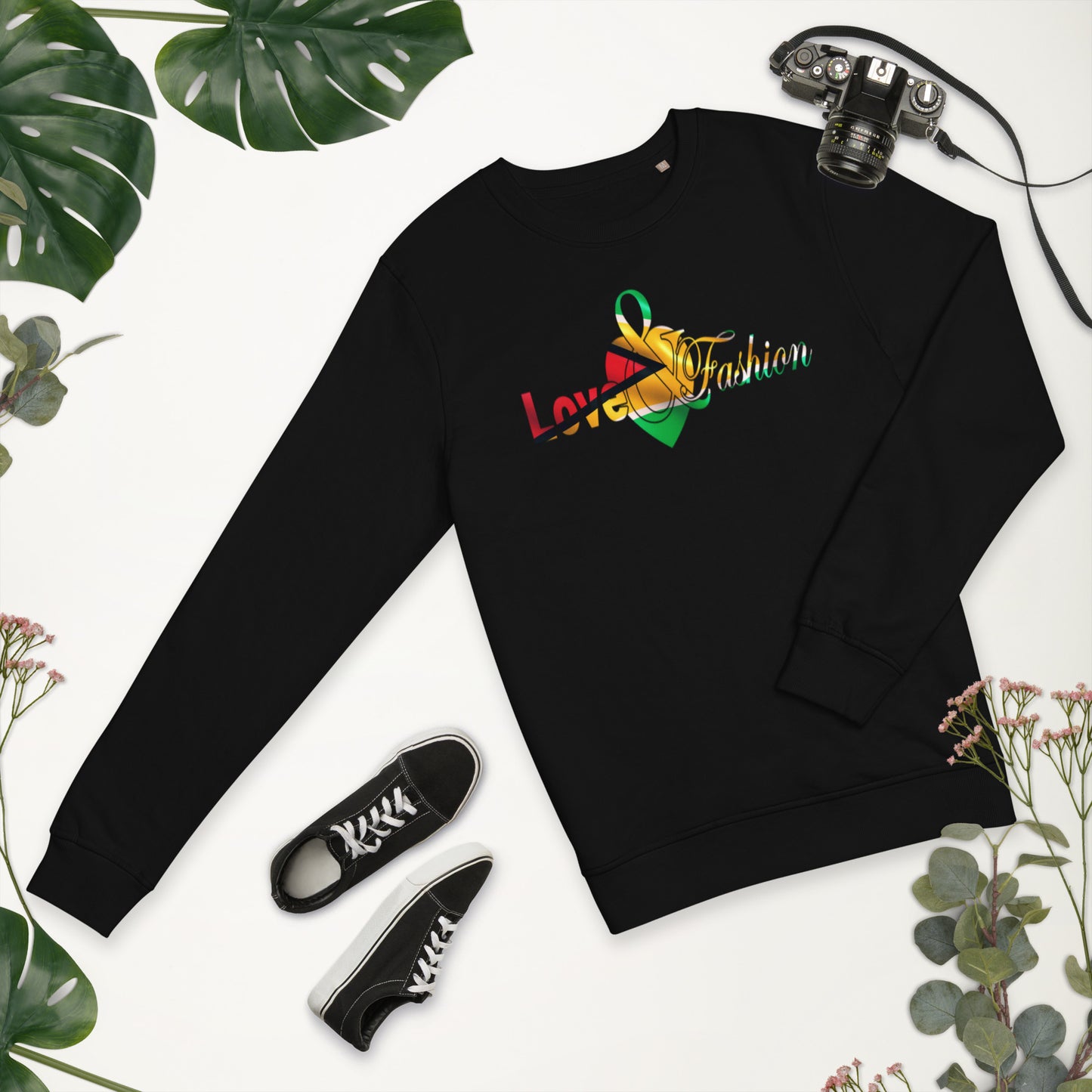 Guyana pride logo N.E.A.T. collection Unisex organic sweatshirt