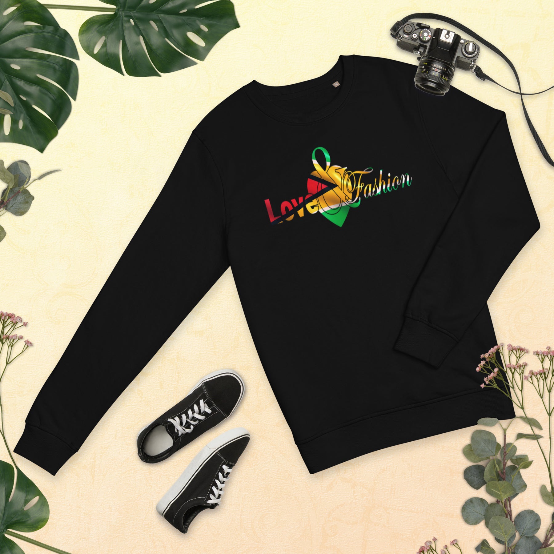 Guyana pride logo N.E.A.T. collection Unisex organic sweatshirt