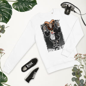 Looking at the Goat Style 1 NEAT Collection Unisex organic sweatshirt