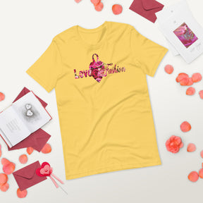 Pink rosses logo Neat collection Unisex t-shirt