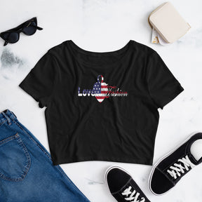 American pride logo Pride collection Crop Tee