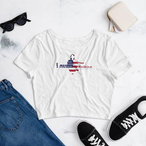 American pride logo Pride collection Crop Tee